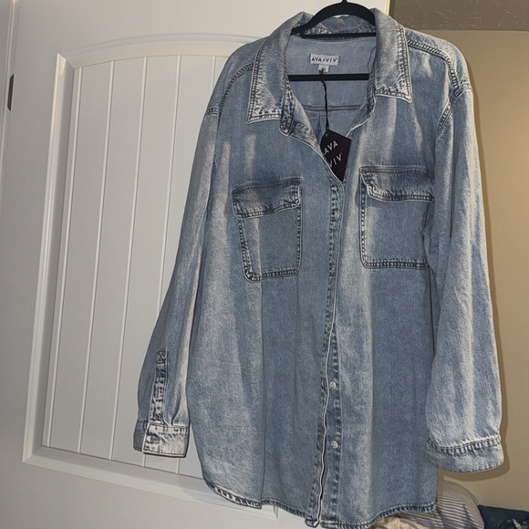 Thick Denim Shirt - Picture 2 of 2
